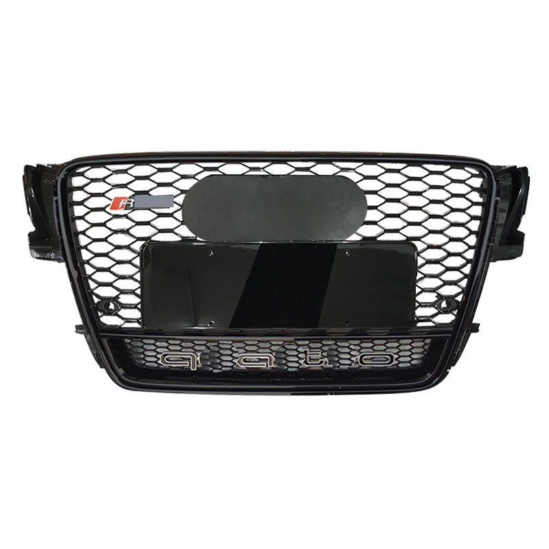 2009-2011 black mesh grille with lower frame for Audi A5/S5 B8